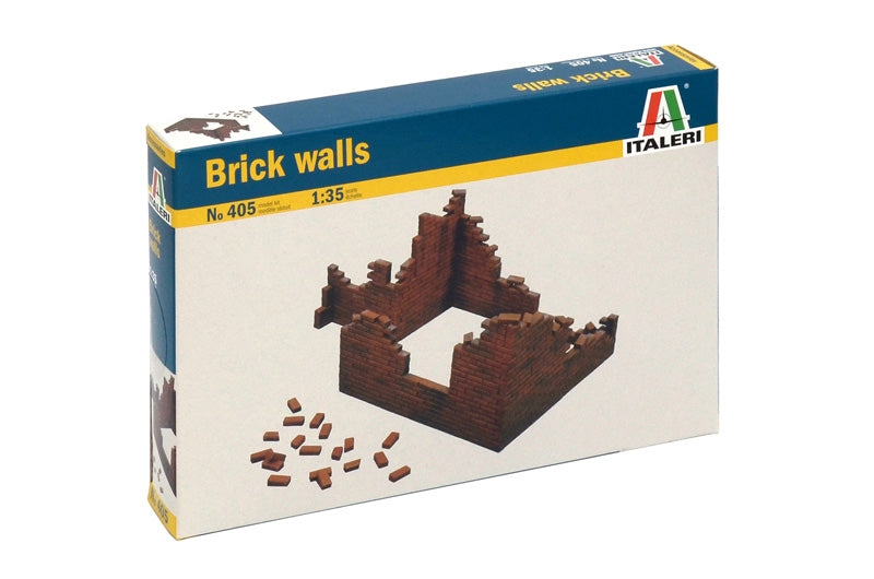 Brick Walls - 1/35 Scale - Italeri - IT405