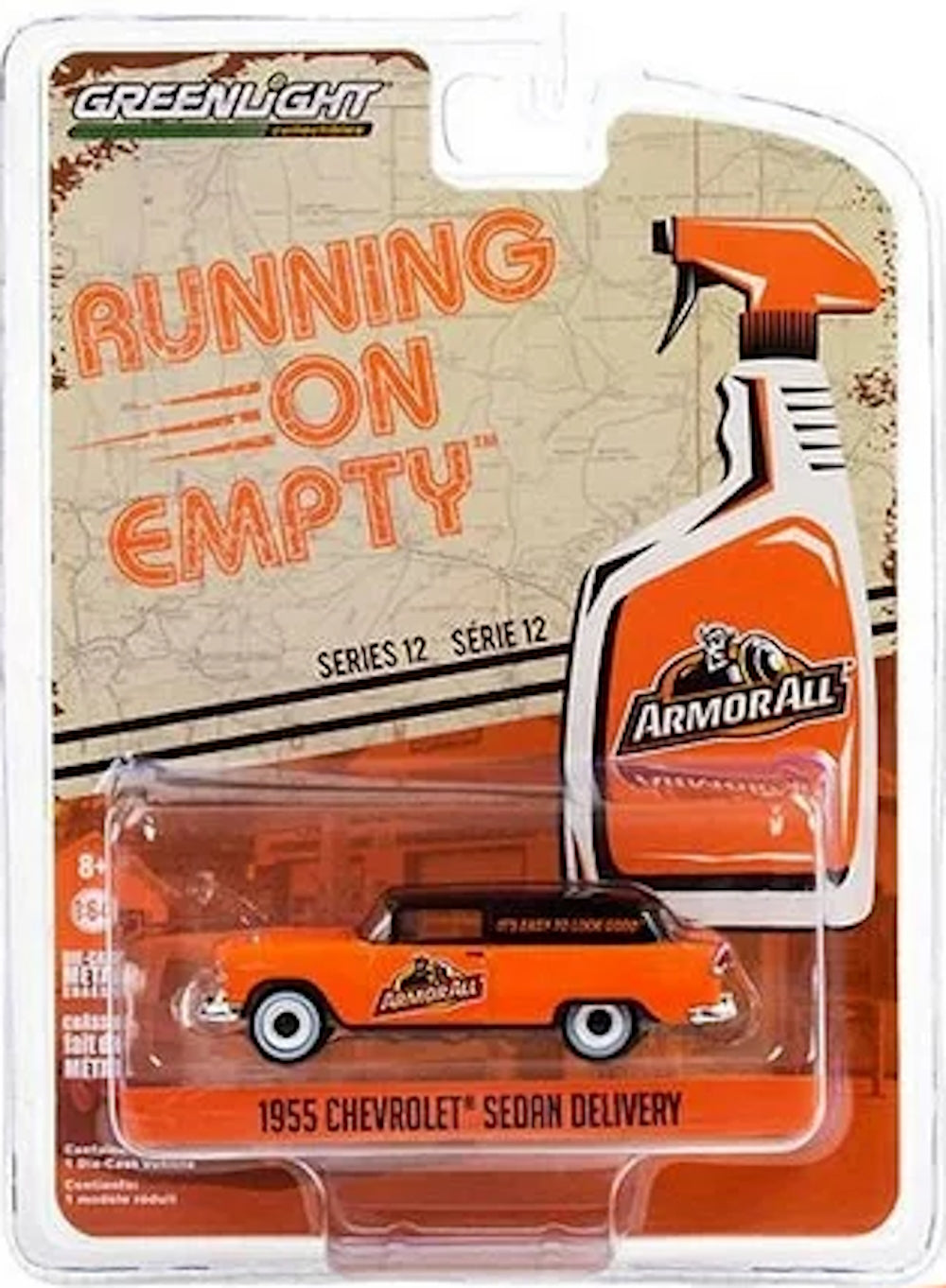 RUNNING ON EMPTY S12 FORD ESCORT RS COSWORTH STP 6 OFF - 1/64 Scale -  GREENLIGHT - GR41120-E