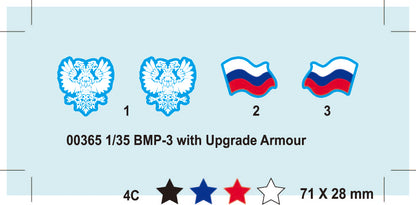 Russian IFV BMP-3 with ERA tiles - 1/35 Scale - Trumpeter - TRU00365