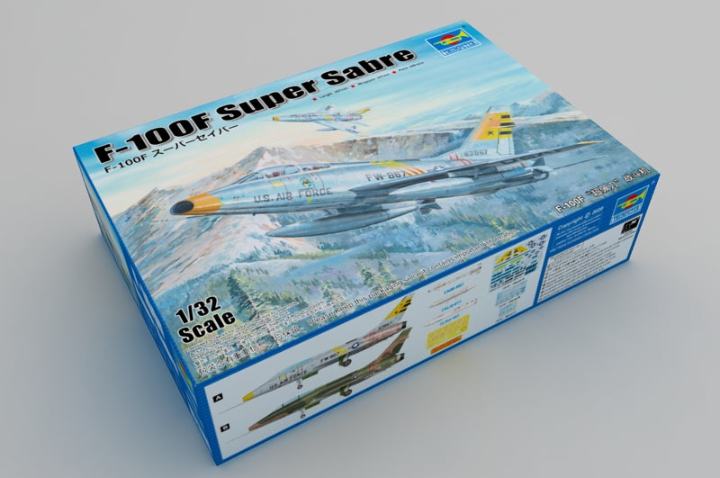 F-100F Super Sabre - 1/32 Scale - Trumpeter - TRU02246