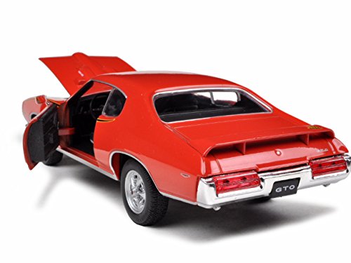 Pontiac GTO Judge Orange 1969 - 1/18 Scale - MotorMax - MOT73133TC