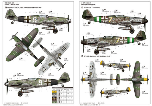 Messerschmitt bf 109 G-10 - 1/32 Scale - Trumpeter - TRU02298