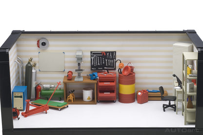 GARAGE SET 80 PCS - 1/18 Scale - Auto Art - AA49110