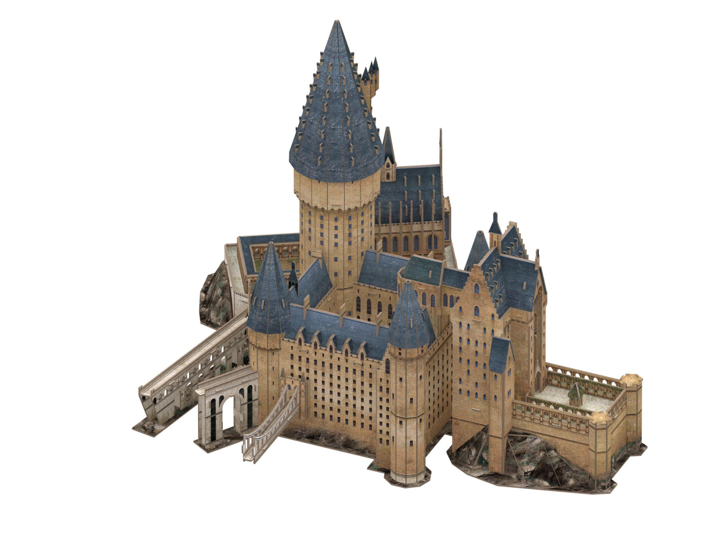 Harry Potter Great Hall 187pcs/33cm 4D Model Kits 51060