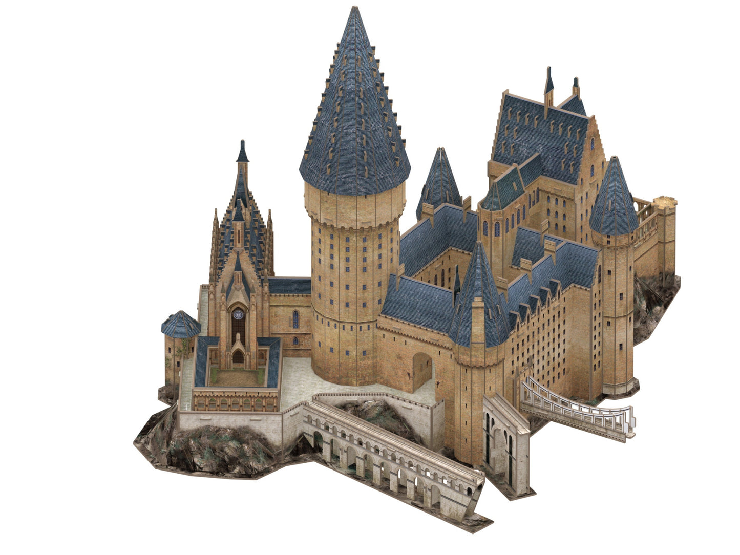 Harry Potter Great Hall 187pcs/33cm 4D Model Kits 51060
