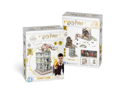 Harry Potter Gringotts Bank 74pcs/23cm 4D Model Kits 51070