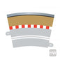 Single Lane Radius 3 Curve Outer Borders - 1/32 Scale - Scalextric - SCAC7019