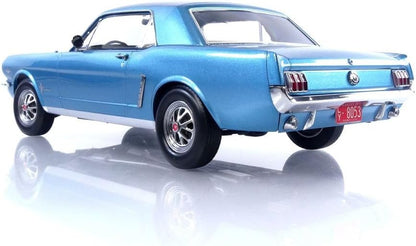 FORD MUSTANG COUPE TURQUOISE METALLIC 1965 CLOSE BODY S 1/18 Scale NOREV MTDNOR182800