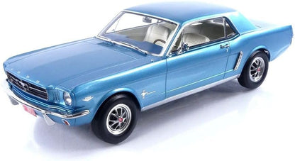 FORD MUSTANG COUPE TURQUOISE METALLIC 1965 CLOSE BODY S 1/18 Scale NOREV MTDNOR182800