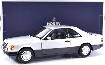 MERCEDES-BENZ 300 CE-24 COUPE SILVER 1990 1/18 Scale NOREV MTDNOR183880