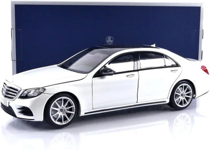 Mercedes-Benz S-Class AMG-Line White Met 2018 - 1/18 Scale - Norev - MTDNOR183792