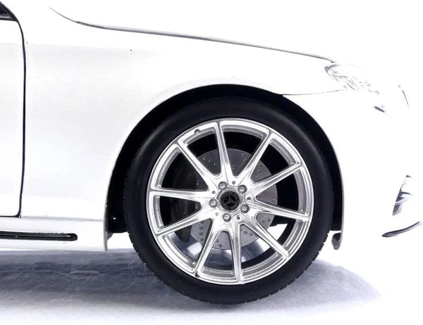 Mercedes-Benz S-Class AMG-Line White Met 2018 - 1/18 Scale - Norev - MTDNOR183792