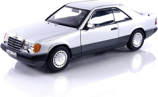 MERCEDES-BENZ 300 CE-24 COUPE SILVER 1990 1/18 Scale NOREV MTDNOR183880