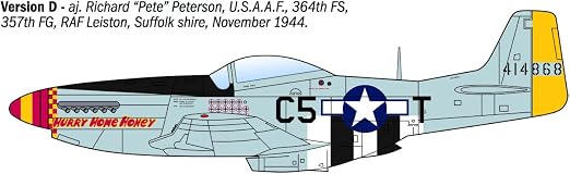 P-51D Mustang Aces - 1/72 Scale - Italeri - IT1484