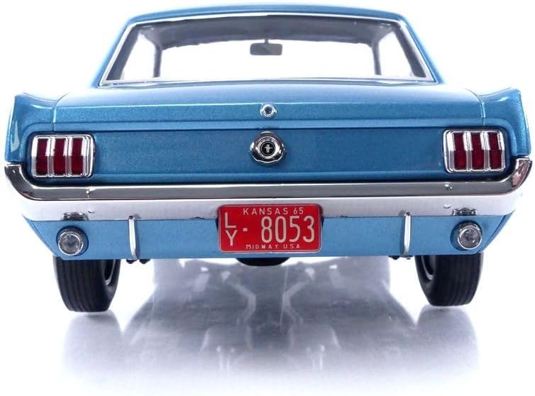 FORD MUSTANG COUPE TURQUOISE METALLIC 1965 CLOSE BODY S 1/18 Scale NOREV MTDNOR182800