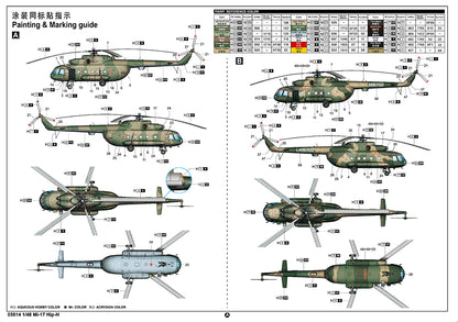 MI-17 HIP-H - 1/48 Scale - Trumpeter - TRU05814