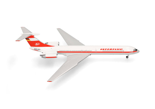Ilyushin IL-62M Interflug - 1/200 Scale Herpa Wings 571708-001