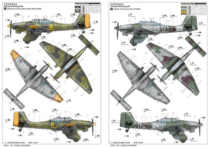 Junkers JU-87A Stuka - 1/32 Scale - Trumpeter - TRU03213