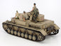 German Tank PZKW IV Ausf.F & M/Cycle Set DISC - 1/35 Scale - Tamiya - TAM25208