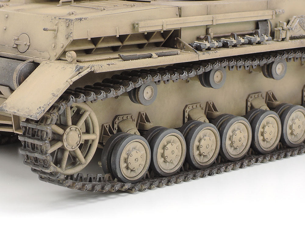 German Tank PZKW IV Ausf.F & M/Cycle Set DISC - 1/35 Scale - Tamiya - TAM25208