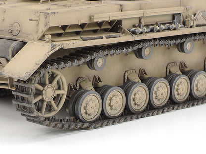 German Tank PZKW IV Ausf.F & M/Cycle Set DISC - 1/35 Scale - Tamiya - TAM25208