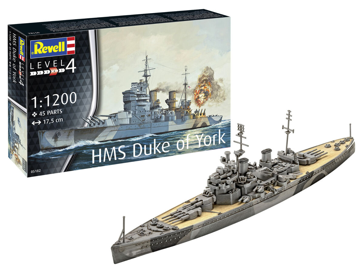 HMS Duke of York - 1200 Scale - Revell - REV05182