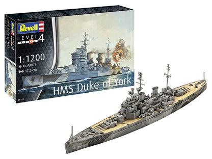 HMS Duke of York - 1200 Scale - Revell - REV05182
