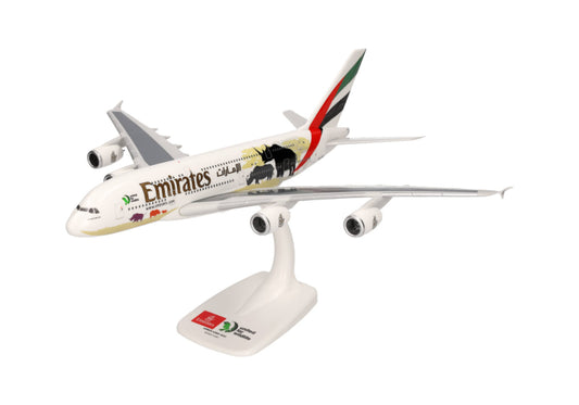 Airbus A380 Emirate "United for Wildlife" No 2 Desktop Display Model - 1/250 Scale Herpa 612180