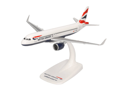 Airbus A320neo British Airways Desktop Display Model - 1/200 Scale Herpa 612746