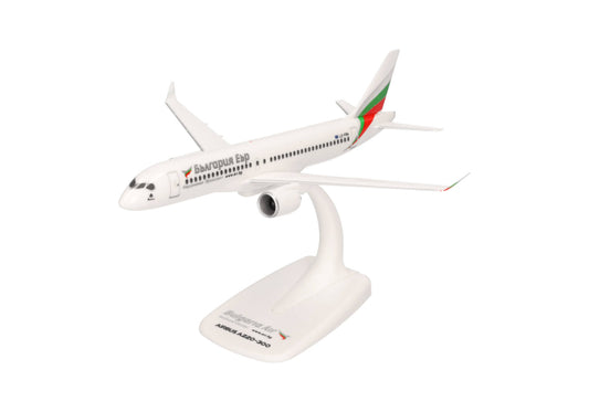Airbus A220-300 Bulgar ia Air Desktop Display Model - 1/200 Scale Herpa 613811-001
