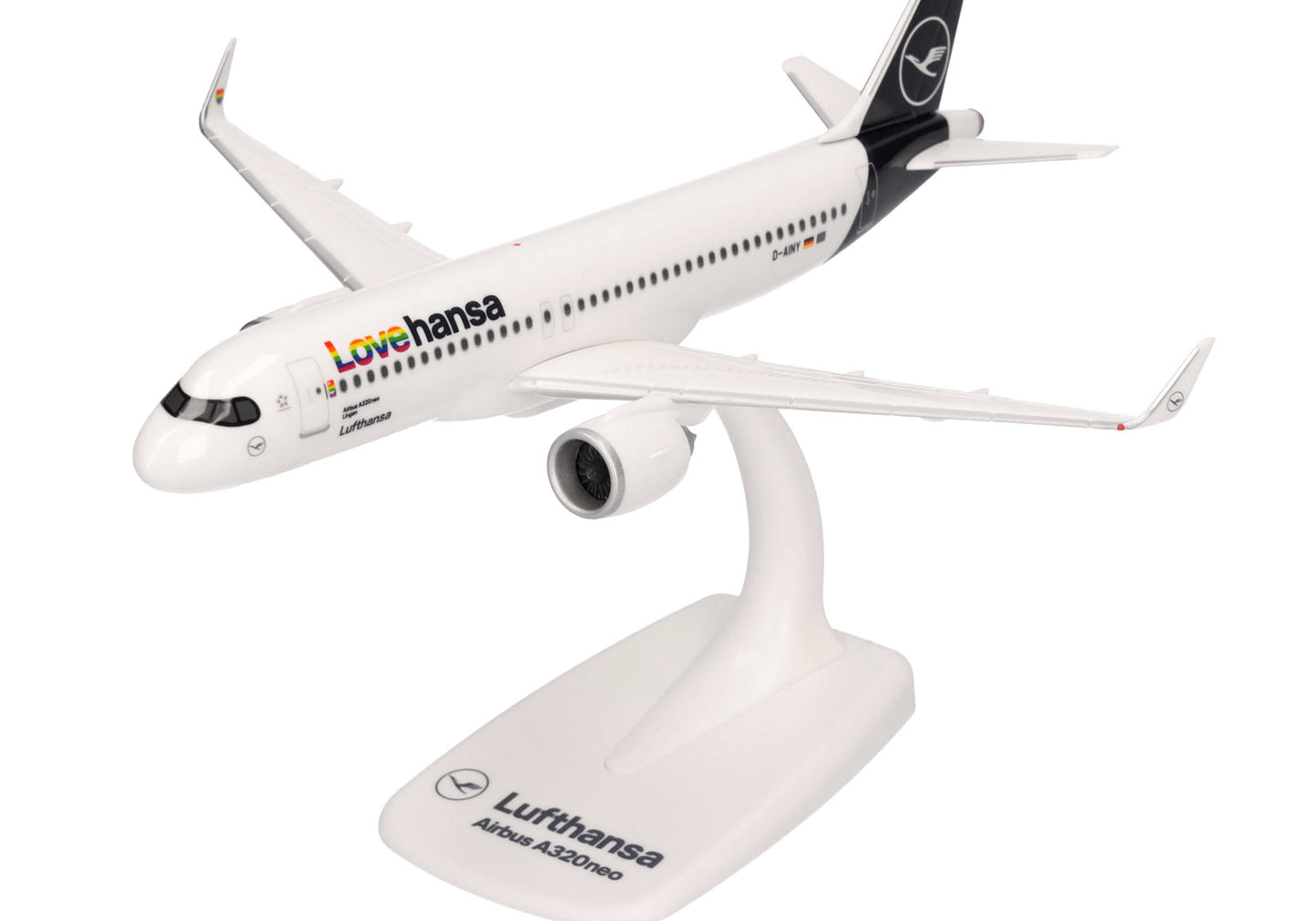 Airbus A320neo Lufthansa Desktop Display Model - 1/200 Scale Herpa 613880