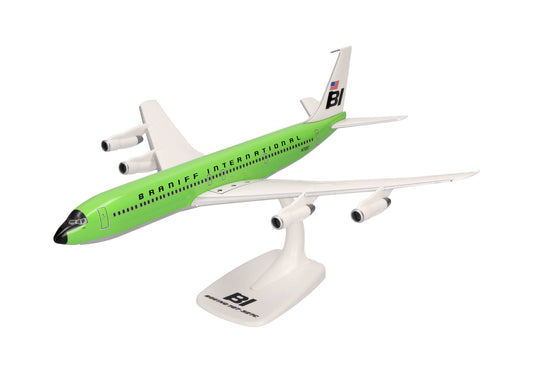Boeing 707-320 Braniff International Desktop Display Model - 1/144 Scale Herpa 614009