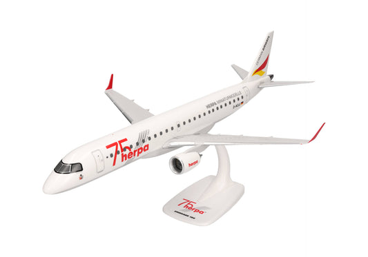 Embraer E190 German Airways Desktop Display Model - 1/100 Scale Herpa 614368