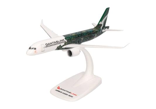 Airbus A220-300 QantasLink Desktop Display Model - 1/200 Scale Herpa 614399