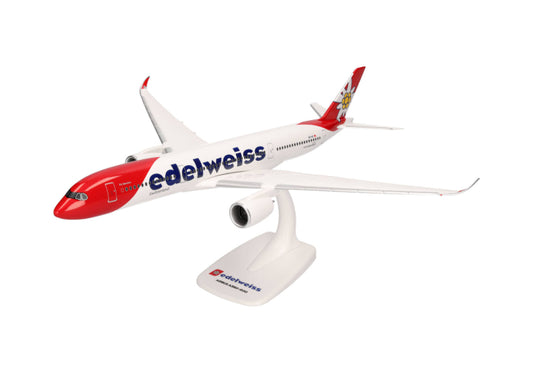 Airbus A350-900 Edelweiss Air Desktop Display Model - 1/200 Scale Herpa 614450