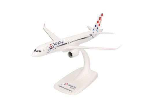 Airbus A220-300 Croatia Airlines Desktop Display Model - 1/200 Scale Herpa 614566