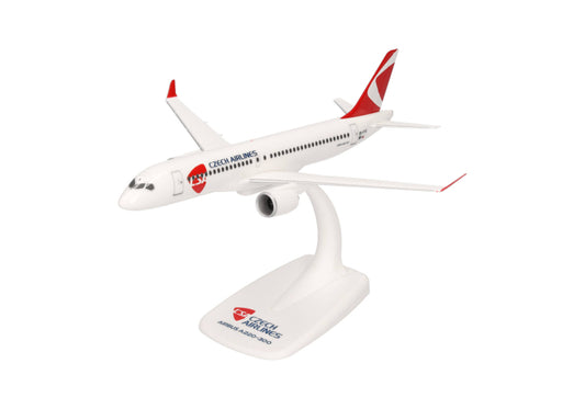 Airbus A220-300 CSA Czech Airlines Desktop Display Model - 1/200 Scale Herpa 614733