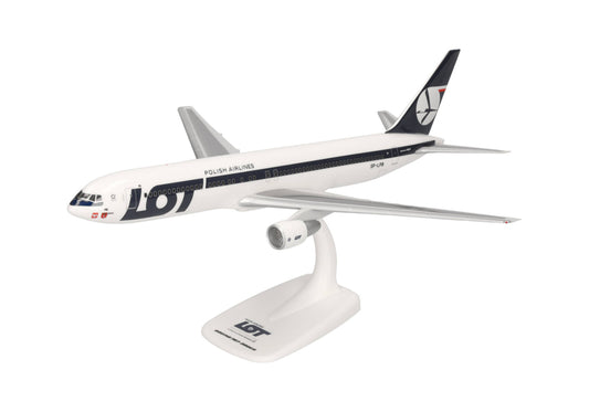 Boeing 767-300 LOT Polish Airlines Desktop Display Model - 1/200 Scale Herpa 614801