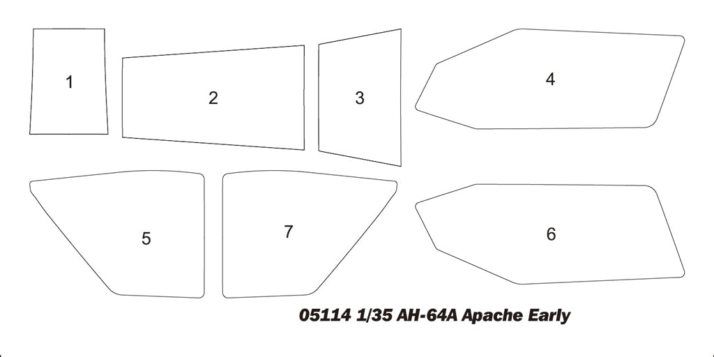 AH-64A Apache Early Version - 1/35 Scale - Trumpeter - TRU05114