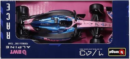 BWT Alpine F1 A525 2025 #10 Gasly - 1/43 Scale - Bburago - BUR18-38257