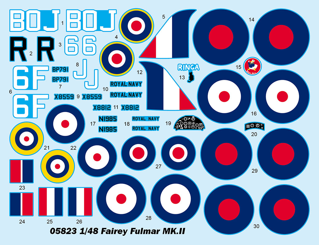 Fairey Fulmar Mk.II. - 1/48 Scale - Trumpeter - TRU05823