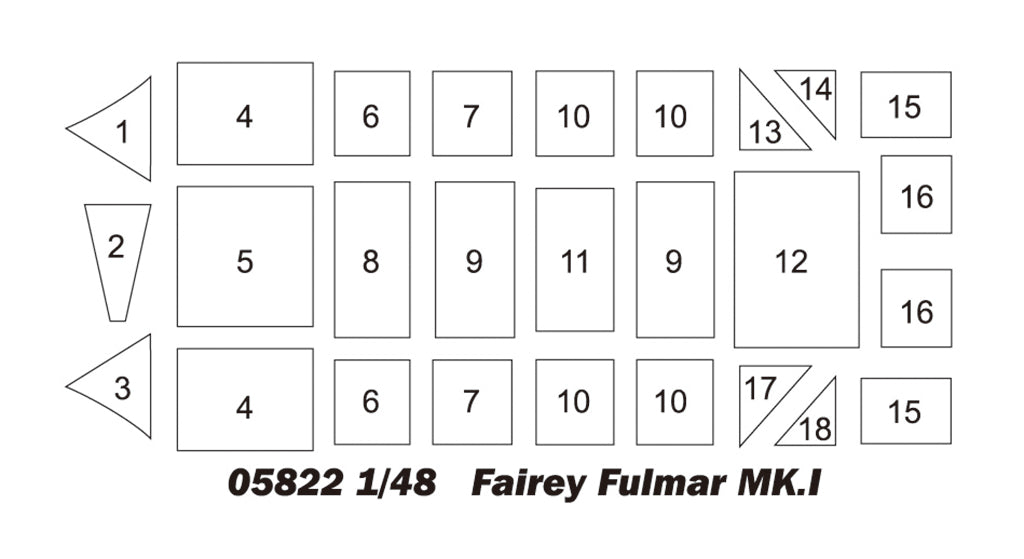 Fairey Fulmar Mk.II. - 1/48 Scale - Trumpeter - TRU05823