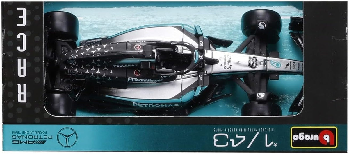 Mercedes-AMG F1 W16 2025 (Asst) - 1/43 Scale - Bburago - BUR18-38237