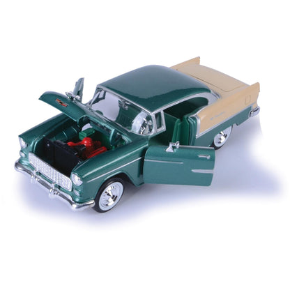 Chevy Bel Air Green 1955 - 1/24 Scale - MotorMax - MOT73229AC GREEN