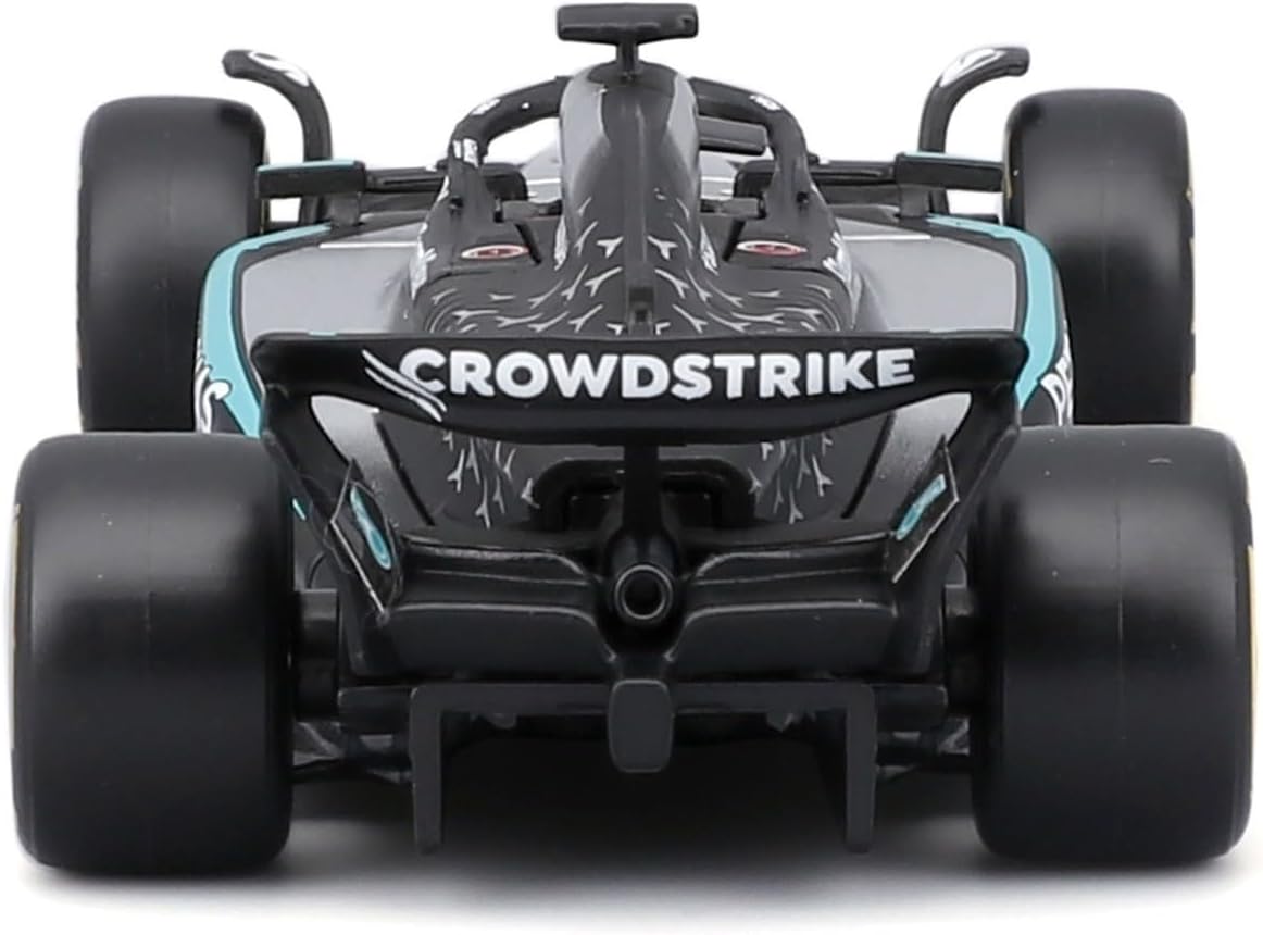 Mercedes-AMG F1 W16 2025 (w/Helmet HC) #63 - 1/43 Scale - Bburago - BUR18-38238-63