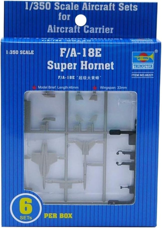 F/A-18E Super Hornet 6 in Box - 1/350 Scale - Trumpeter - TRU06221