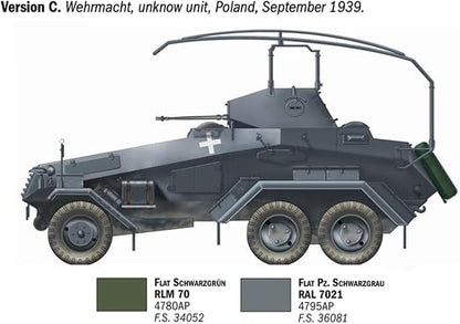 Sd. Kfz. 232 6 Rad - 1/72 Scale - Italeri - IT97032