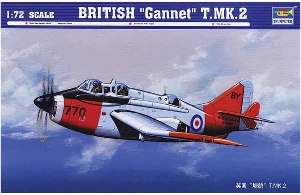 British "Gannet" T Mk.2. -1/72 Scale - Trumpeter - TRU01630