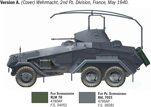 Sd. Kfz. 232 6 Rad - 1/72 Scale - Italeri - IT97032