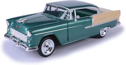 Chevy Bel Air Green 1955 - 1/24 Scale - MotorMax - MOT73229AC GREEN
